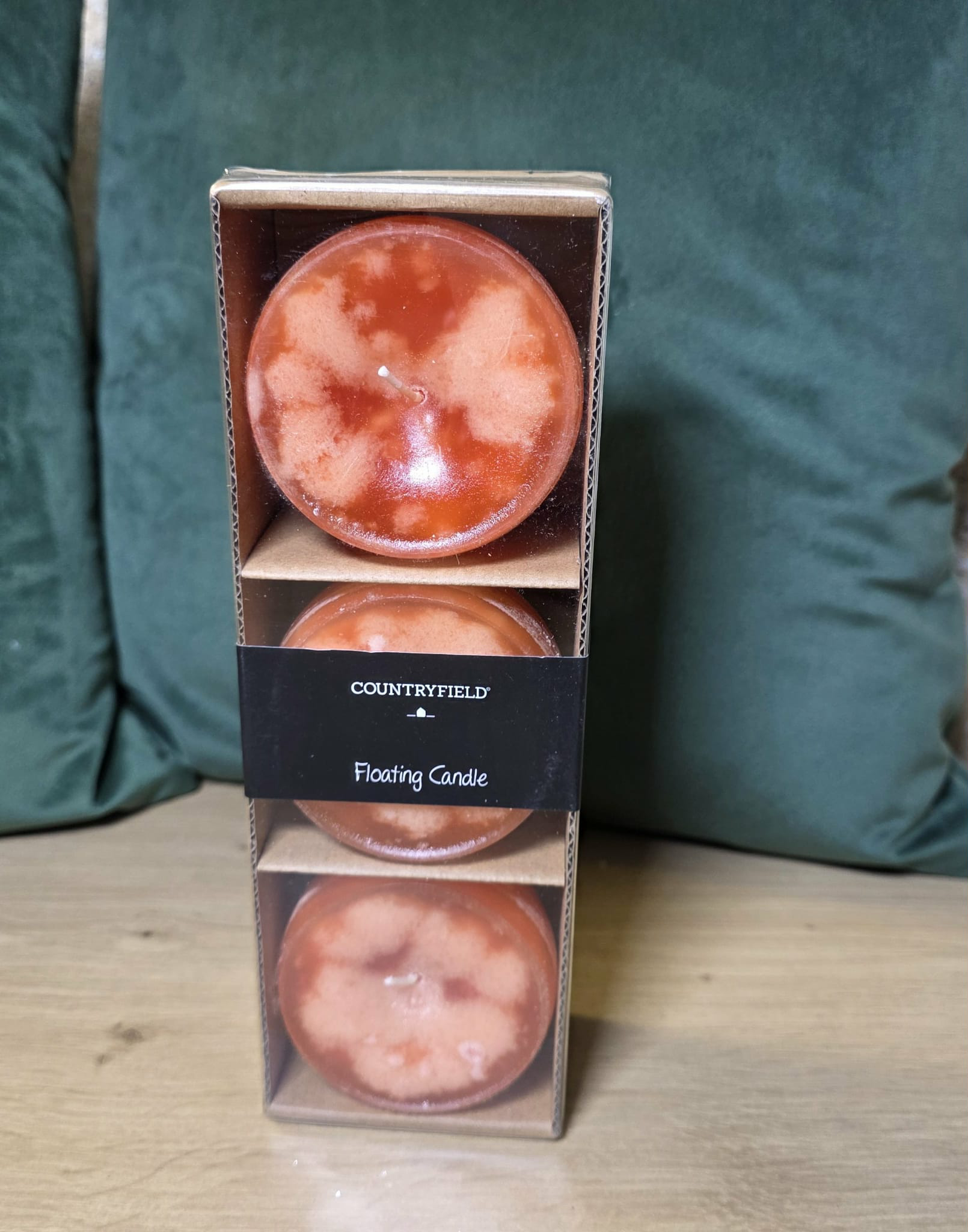 świeca pływająca, 7 cm, zestaw - 3 szt.