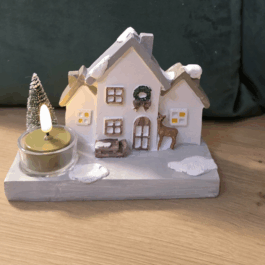 Domek świąteczny dekoracyjny – ozdoba na stół i do domu