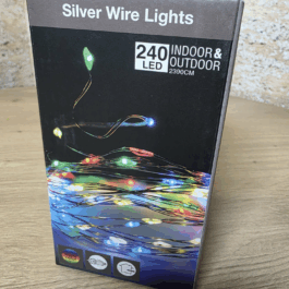 Światełka świąteczne LED Silver Wide Light 240 – do domu i ogrodu