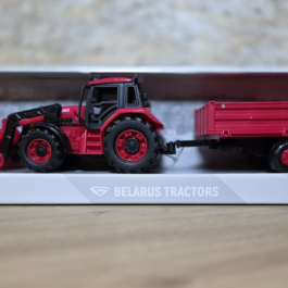 ładowacz z przyczepą belarus zabawka rolnicza POLESIE