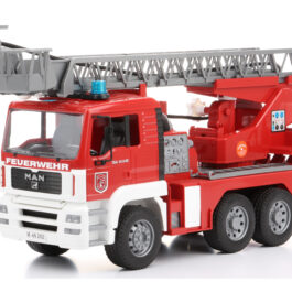 Wóz strażacki MAN Bruder BR02171 z obrotową drabiną – realistyczna zabawka strażacka