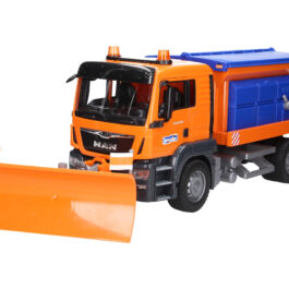 MAN pługosolarka BRUDER – realistyczna ciężarówka MAN TGS do odśnieżania dla dzieci