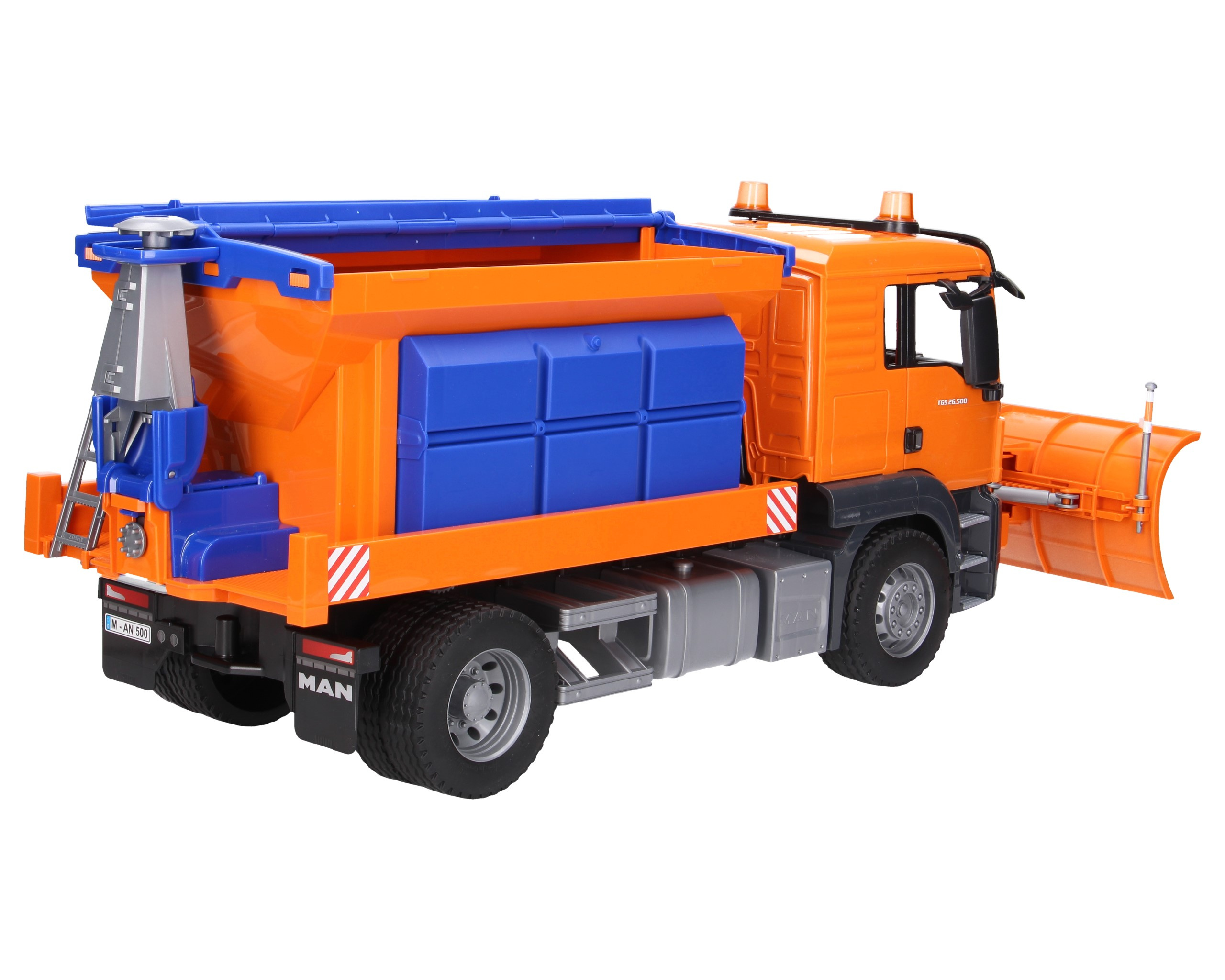 MAN pługosolarka BRUDER – realistyczna ciężarówka MAN TGS do odśnieżania dla dzieci - obrazek 5