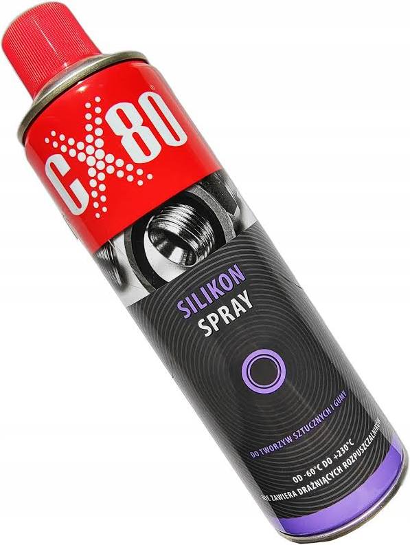 Spray silikonowy CX-80 500ml -60°C do +230°C – opakowanie produkt