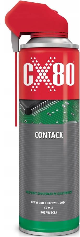 CX-80 CONTACX Duospray 500 ml – preparat do czyszczenia styków i elektroniki - obrazek 2