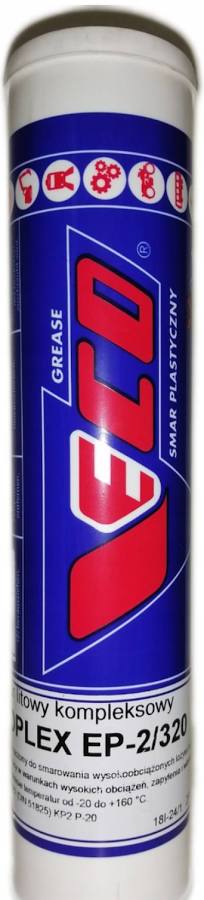 smar plastyczny VECOPLEX GC-2 0,4 kg – kartusz 400 g (opakowanie)