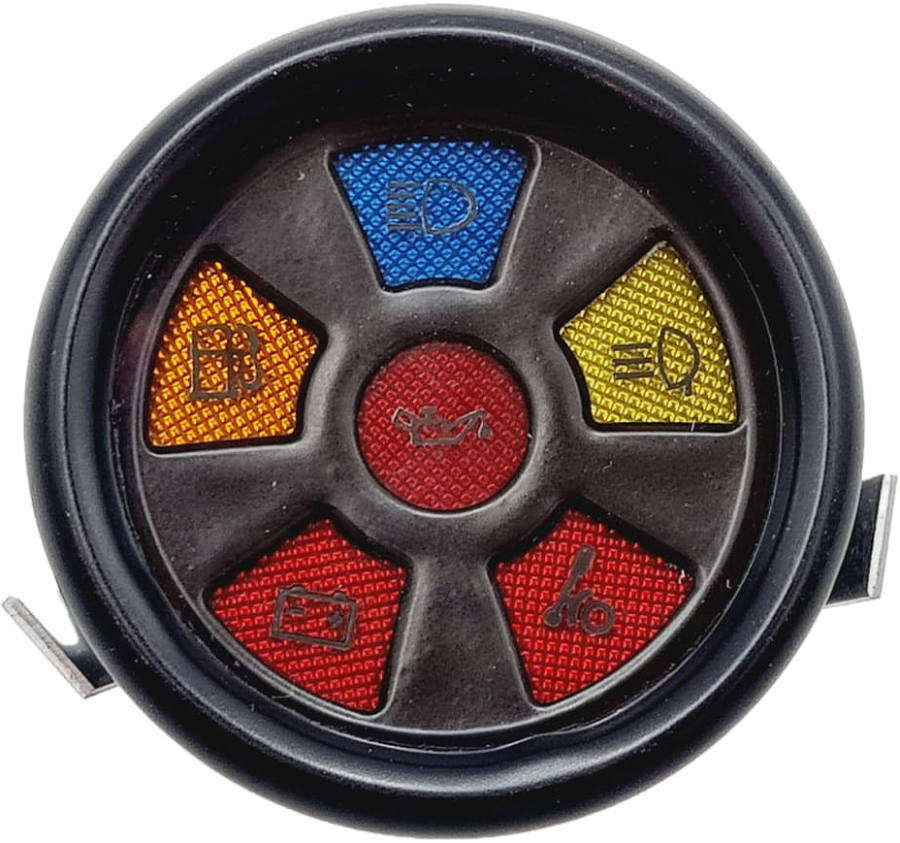 Wskaźnik Zetor C-385 59115623 – zespół lampek kontrolnych Ø60 mm, widok produktu