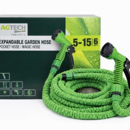 Wąż elastyczny 15 m Agtech Garden – lekki i rozciągliwy wąż ogrodowy