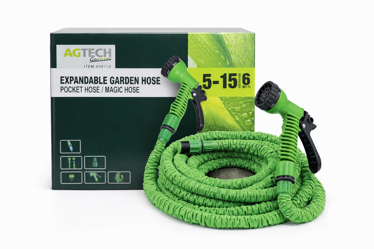 wąż elastyczny 15 m Agtech Garden