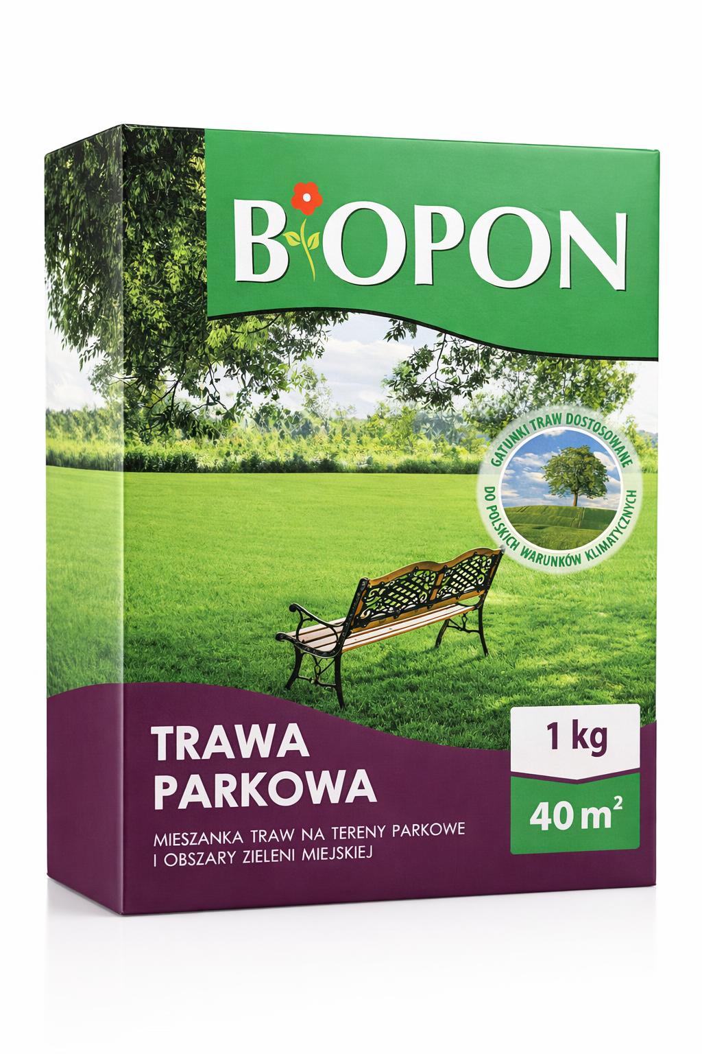 trawa parkowa Biopon 1 kg opakowanie