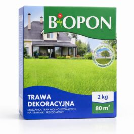 Trawa dekoracyjna Biopon 2 kg – wolno rosnąca mieszanka traw 80 m²