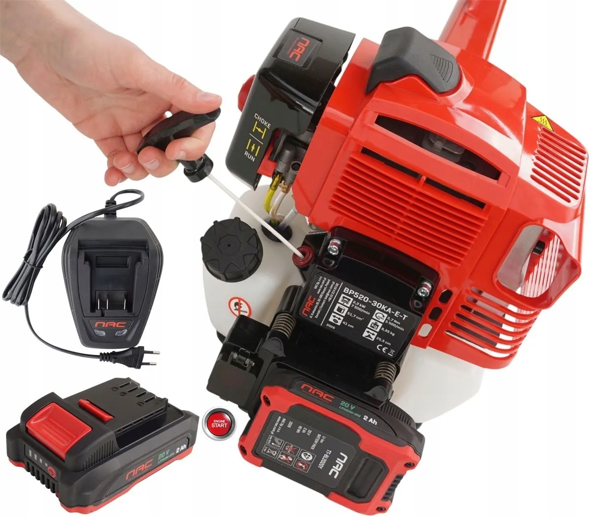 Kosa spalinowa NAC BP520-30KA-E-T 52 cm³ 3 KM - obrazek 3