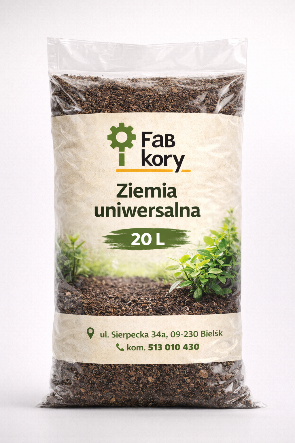 podłoże uniwersalne 20l ręcznie pakowane