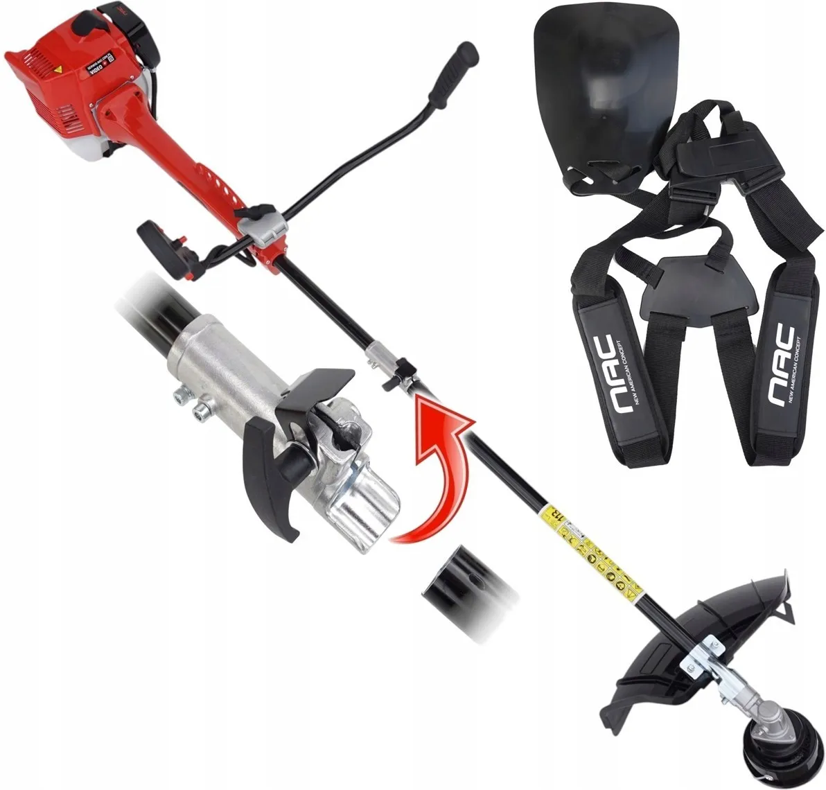 Kosa spalinowa NAC BP520-30KA-E-T 52 cm3 widok całego urządzenia