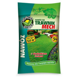 Nawóz na trawnik przeciw mchu 5 kg – granulat z żelazem