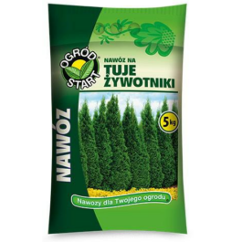 Nawóz do tui 5 kg – granulat do żywotników i intensywnej zieleni
