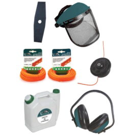 Akcesoria do kosy spalinowej VAK702 – zestaw z głowicą, żyłką i nożem