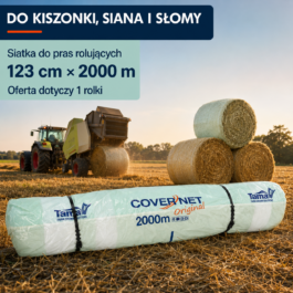 Siatka CoverNet TAMA 123 cm 2000 m Original