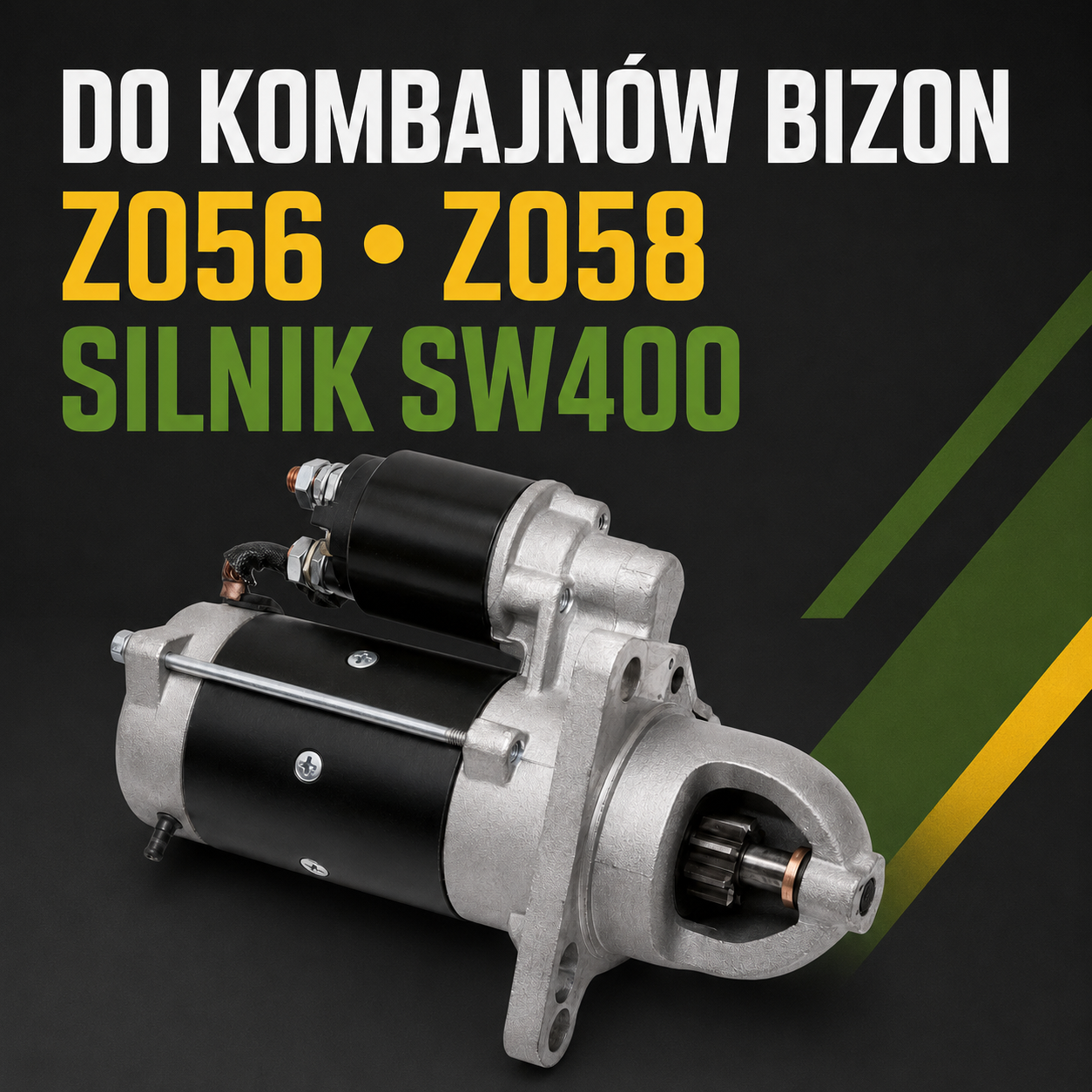 Rozrusznik R10A 24V 4,0 kW 11 zębów Bizon Z056 Z058 - obrazek 5