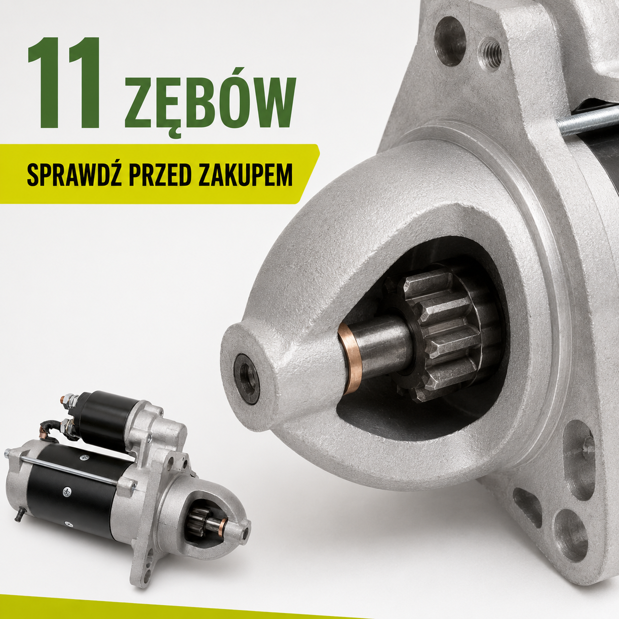 Rozrusznik R10A 24V 4,0 kW 11 zębów Bizon Z056 Z058 - obrazek 4