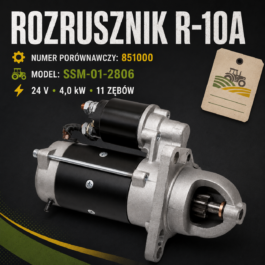 Rozrusznik R10A 24V 4,0 kW 11 zębów Bizon Z056 Z058